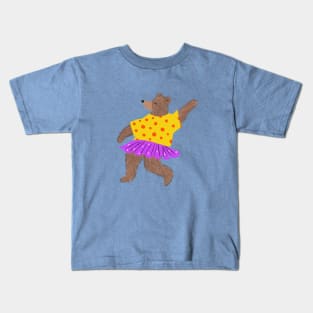 Dancing Bear Kids T-Shirt